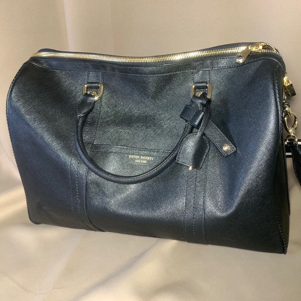 Henri Bendel 57th Ave Weekend Duffel Tote Bag, Rare find